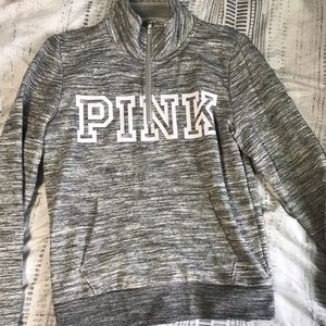 NWOT pink half zip